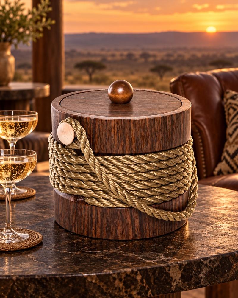 Wood Grain Nautical Rope